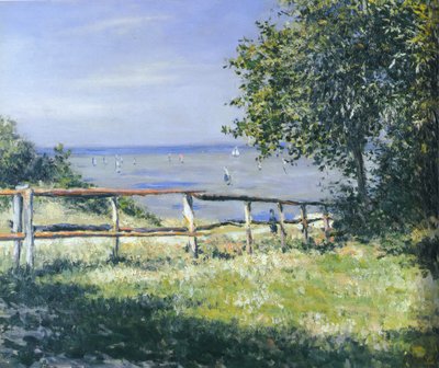 Field by the Sea by Gustave Caillebotte